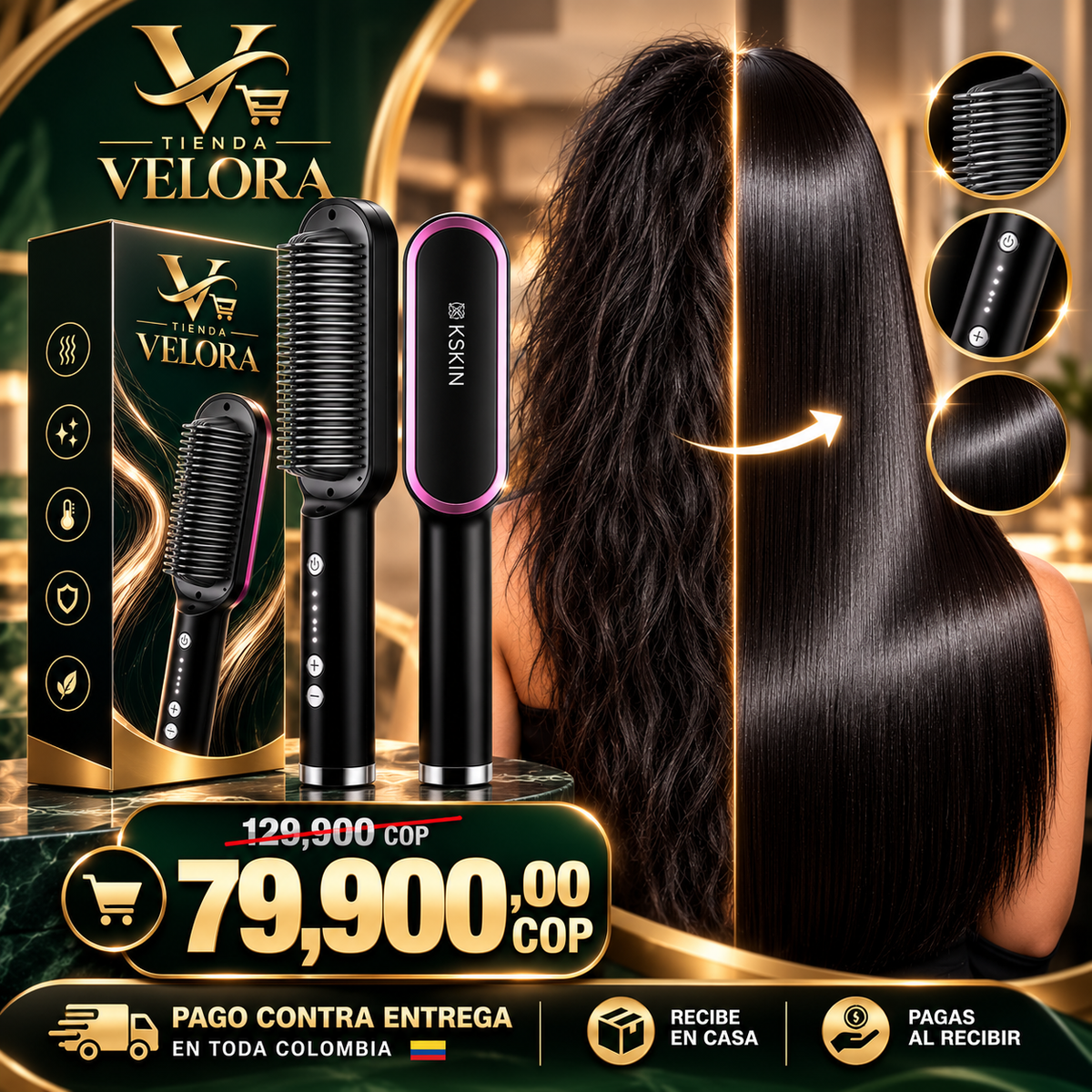 Cepillo Alisador Eléctrico: Cuidado Diario y Efecto Salón Sin Maltratar Tu Cabello